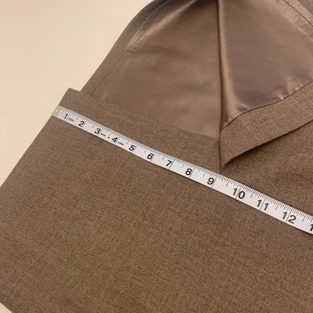 Pendleton 100% Virgin Wool Light Brown Maxi Skirt… - image 8